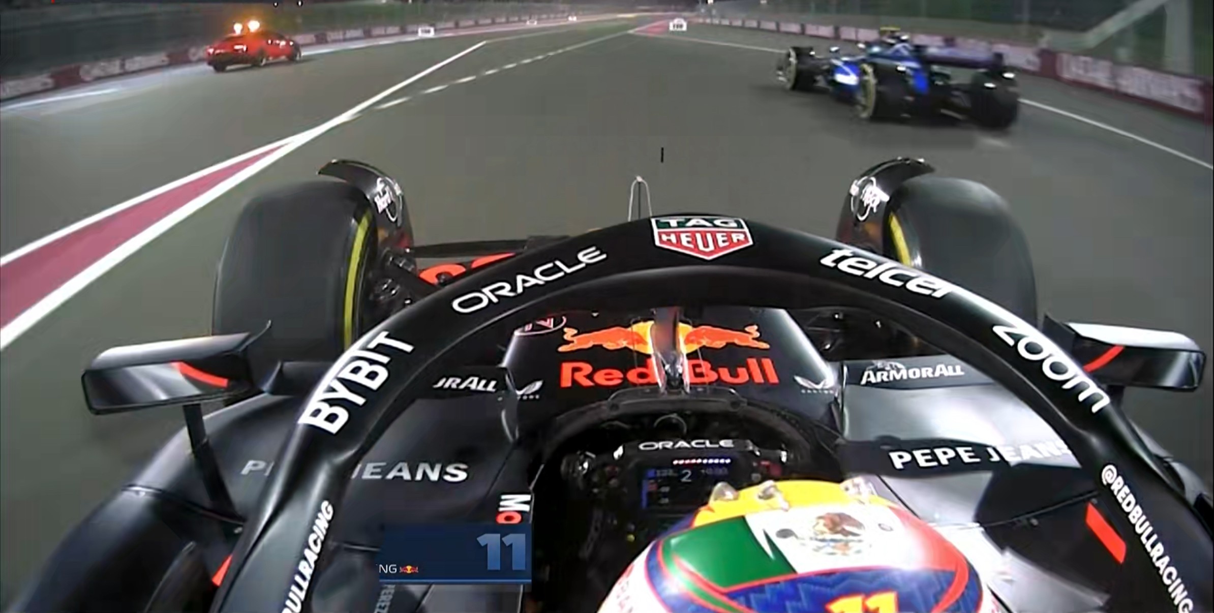 梅赛德斯险胜索伯车队，皮亚斯特里高光表现